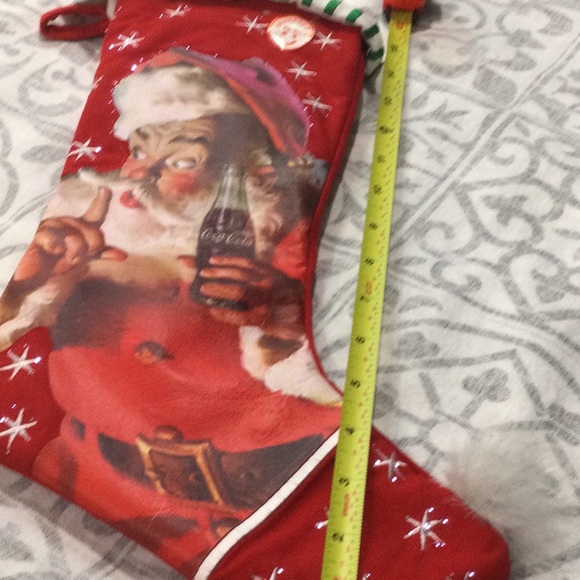 NWT🎄Coca-Cola fiber optic Christmas stocking vintage 2006. 75th anniversary - Picture 8 of 14